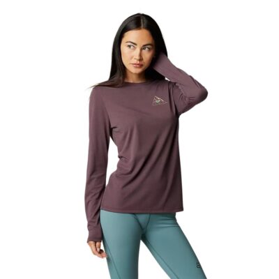FOX dámske tričko Finisher Ls Tech Tee Purple